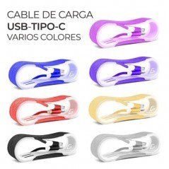 Cable usb usb tipo C Cable para celular con entrada tipo C Reforzado con nylon 1.5 Metros Cable para cargar celular