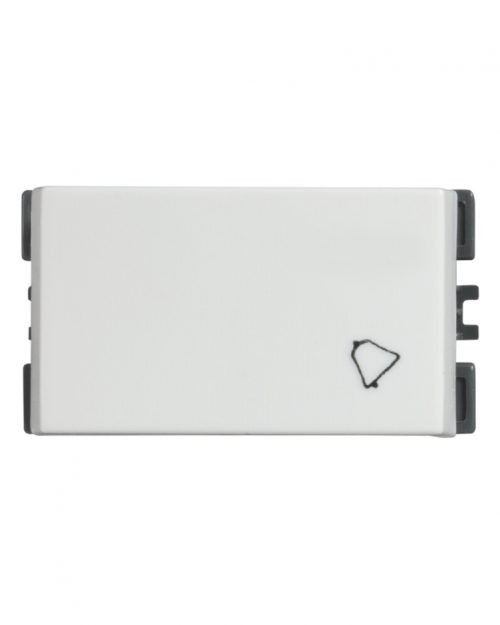 PULSADOR UNIPOLAR CAMPANA BLANCO | Simon 25 | CODIGO 25150-30