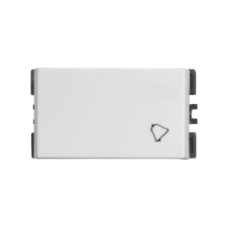 PULSADOR UNIPOLAR CAMPANA BLANCO | Simon 25 | CODIGO 25150-30