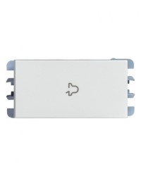 PULSADOR UNIPOLAR CAMPANA BLANCO S26 | Simon 26 | CODIGO 2600150-030