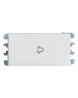 PULSADOR UNIPOLAR CAMPANA BLANCO S26 | Simon 26 | CODIGO 2600150-030
