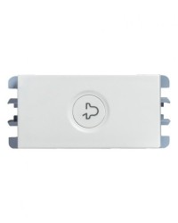 PULSADOR UNIPOLAR CAMPANA C/LED BCO S26 | Simon 26 | CODIGO 2600160-030