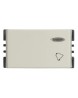 PULSADOR UNIPOLAR CAMPANA CON LUZ PILOTO (NO INCLUYE EL LED) SIMON | Simon 25 | CODIGO 25160-31