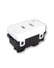 RECEPTÁCULO SENCILLO 2P 15A 127VCA BLANCO | ROYER 100