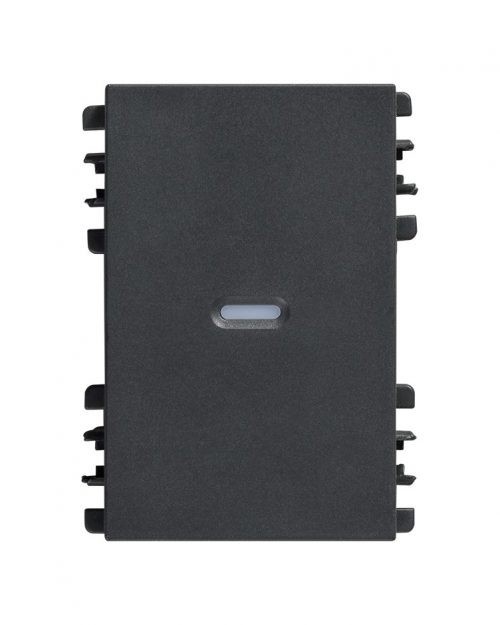 TECLA CON VISOR 3 MOD GRAFITO S26 | Simon 26 | CODIGO 2600113-038