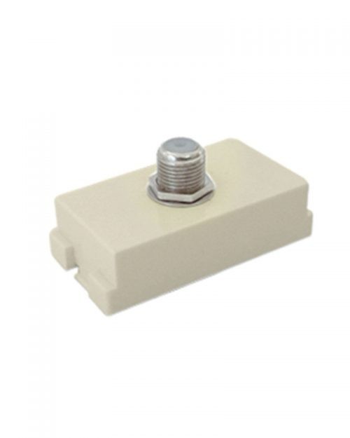 TOMA COAXIAL 75 OHMNS MARFIL | ROYER 100