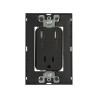TOMA CORRIENTE 2P + T CON DOS CARGADORES USB SIN PLACA COLOR GRAFITO SIMON | Simon 25 | CODIGO 25454-38