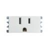 TOMA CORRIENTE 2P MAS T BLANCO S26 | Simon 26 | CODIGO 2600422-030