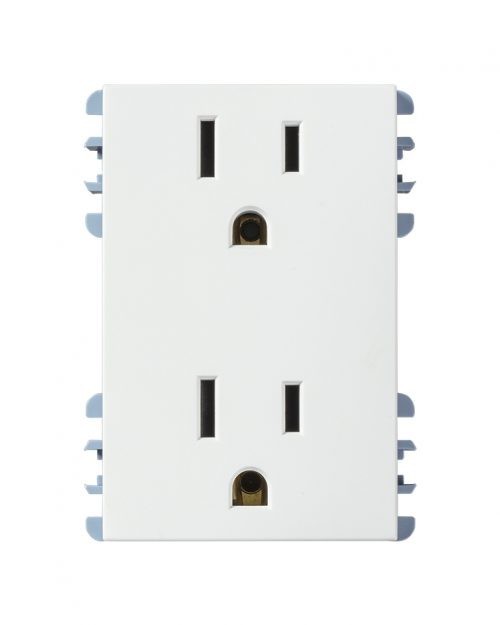 TOMA CORRIENTE DUPLEX 2P MAS T BLANCO S26 | Simon 26 | CODIGO 2600424-030