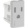Toma de corriente 2P+T 15A 127 Vca. Aluminio