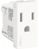 Toma de corriente 2P+T 15A 127 Vca. Blanco