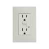 TOMA DE CORRIENTE DUPLEX FALLA A TIERRA ICFT CON CHASIS Y CON PLACA MARFIL | Simon 25 | CODIGO 25425-61