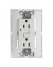 TOMA DE CORRIENTE DUPLEX FALLA A TIERRA ICFT CON CHASIS Y SIN PLACA BLANCO | Simon 25 | CODIGO 25425-30