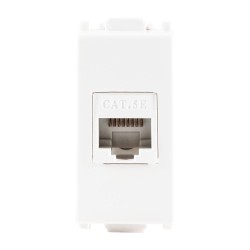 TOMA RJ45 CAT. 5 BLANCO | ALPHA | ESTEVEZ