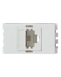 TOMA TELEFONICA DE 4 HILOS RJ-11 | Simon 25 | CODIGO 25480-30