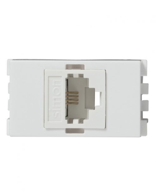 TOMA TELEFONICA DE 4 HILOS RJ-11 | Simon 25 | CODIGO 25480-30