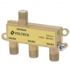 Coaxial Divisor de Señal de antena para Sky, Cable, Ve Tv, Splitter de Coaxial 1 entrada 3 Salidas