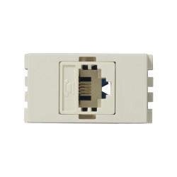 TOMA TELEFONICA DE 4 HILOS RJ-11 | Simon 25 | CODIGO 25480-31