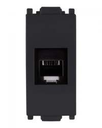 TOMA TELEFONICA RJ11 6 HILOS BLACK | ALPHA | ESTEVEZ