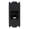 TOMA TELEFONICA RJ11 6 HILOS BLACK | ALPHA | ESTEVEZ