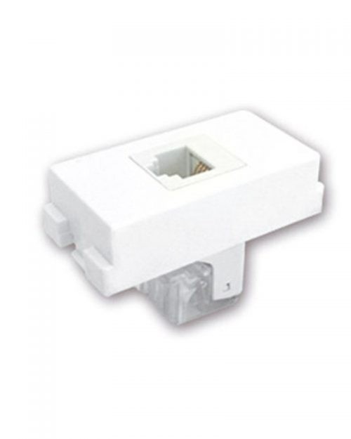 TOMA TELEFONICA RJ11 BLANCO | ROYER 100