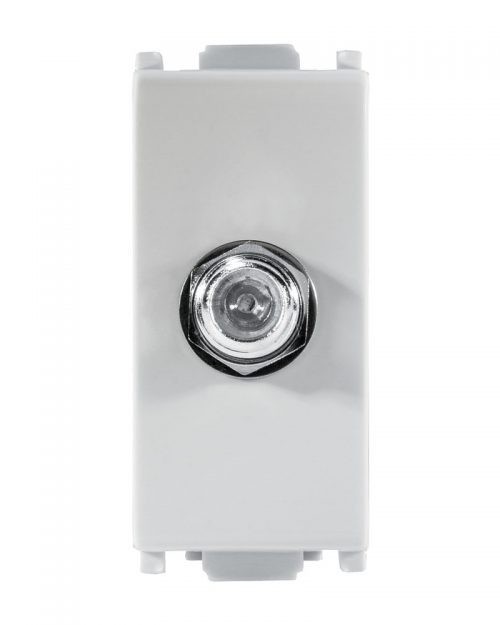 TOMA TV COAXIAL BLANCO | ALPHA | ESTEVEZ