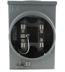 Base p/medidor 5 mordaza 1F/2F 100A