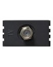 TOMA TV COAXIAL GRAFITO | Simon 25 | CODIGO 25476-38