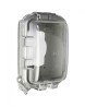 WIU-1 | CAJA TERMOPLASTICA USO EXTERIOR PARA UN CONTACTO DUPLEX FRENTE TRASPARENTE | ARROW HART