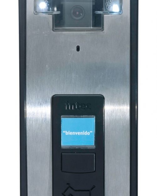 TELECAMARA A COLOR DE UN BOTON EN ACERO INOXIDABLE DISEÑO BOT INTEC