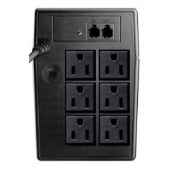 UPS de 750va UPS regulador de voltaje Smartbitt Smart Interactive SBNB750 750VA entrada y salida de 120V CA negro
