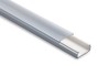 CANALETA EN PVC DE 10X20X2500MM TMK BLANCO S/DIV C/TAPA TRANSPARENTE MCA.THORSMAN