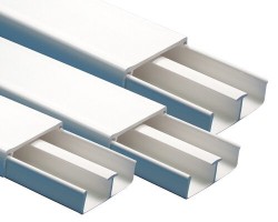 CANALETA P.V.C. DE 18MMX48MM X 2.50 MTS BLANCO THORSMAN
