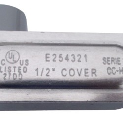 CONDULET SERIE 3 DE ALUMINIO LIBRE DE COBRE, FORMA LL-63 DE 2″”””, CROUSE HINDS DOMEX