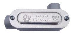 CONDULET SERIE 3 DE ALUMINIO LIBRE DE COBRE, FORMA LR-43 DE 1 1/4″”””, CROUSE HINDS DOMEX