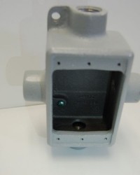 CONDULET SERIE RECTANGULAR TIPO  FSX  DE 13MM. ( 1/2 ), MCA. CHD.