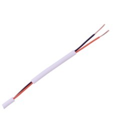 (Venta x Metro) Cable 2x22 Blanco Cable para Audio, Bocina, Automatizacion, CCTV, Control de Acceso 2 conductores 22AWG