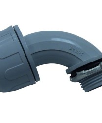 CONECTOR LIQUID-TIGHT CURVO A 90° NO-METALICO 3/8″”””, MCA. CHD.