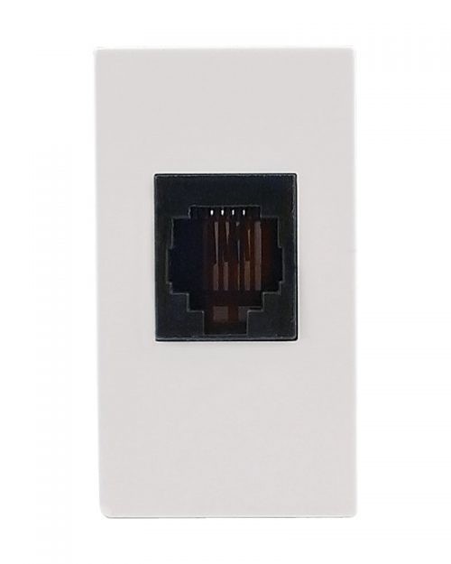 TOMA TELEFONICA RJ11 6 HILOS MARFIL | BETA | ESTEVEZ