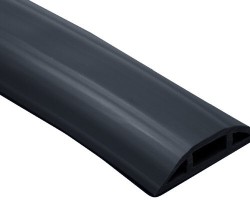 FLEXIDUCTO NEGRO PARA PISO CON CINTA AUTOADHERIBLE DE 2.5MTS MCA. THORSMAN