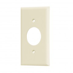 Placa de pared de 1 salida economica beige evory faceplate para contacto electrico sencillo economico