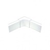 Esquinero Exterior Blanco De PVC Auto Extinguible Codo Exterior Para Canaleta 4820 Canaleta De Plástico PVC
