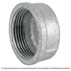 (1 pieza) Tapón Capa Galvanizada 3/4' Tapon para tubo galvanizado conduit de media 3/4" Tapa para tubo metalico