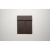 Carpeta de papel yute color chocolate