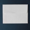 Sobre postal hecho a mano, blanco 16 x 12 CMS c/25 Pzas.
