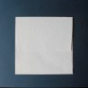 sobre hecho a mano, blanco 17.5 x 17.5 cm c/25 Pzas.