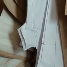 Papel trazo textil gris para plotter