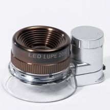 Lupa vaso 15 MM. 20X LED
