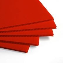 Coroplast rojo 4 mm 700 g 1.22 x 2.44 m Placa