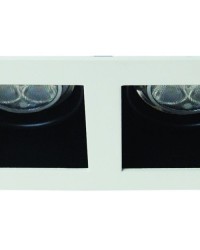 Luminario de empotrar doble